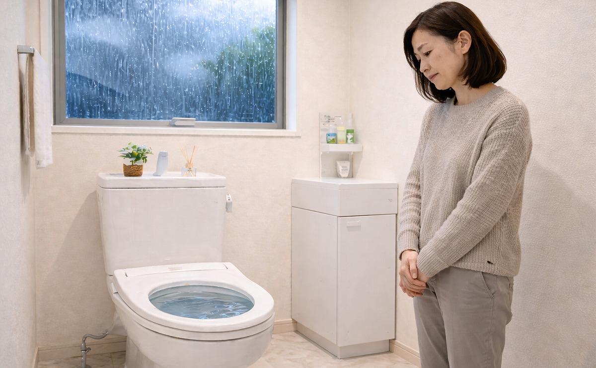 使用を控えて落ち着いて様子を見ている場面