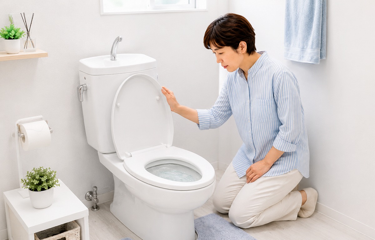 マンションでトイレの流れが悪いときのチェックポイント