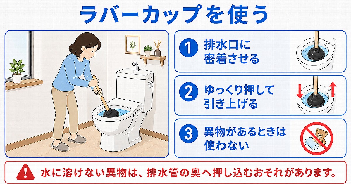 ラバーカップを使う