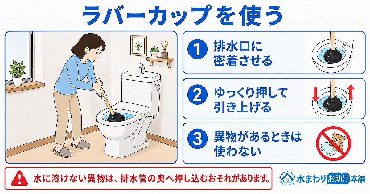 ラバーカップを使う