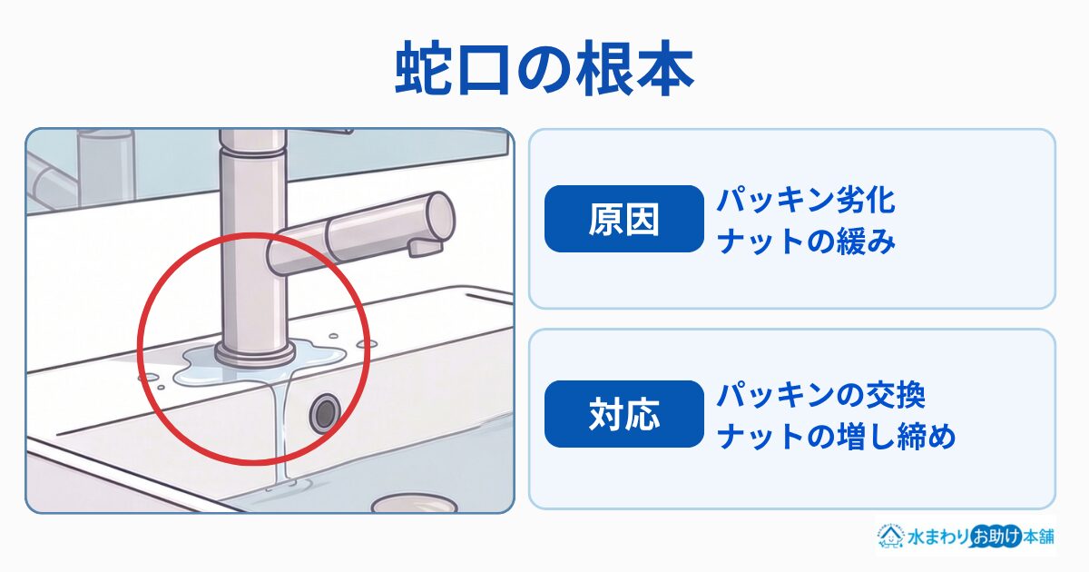 蛇口の根本
