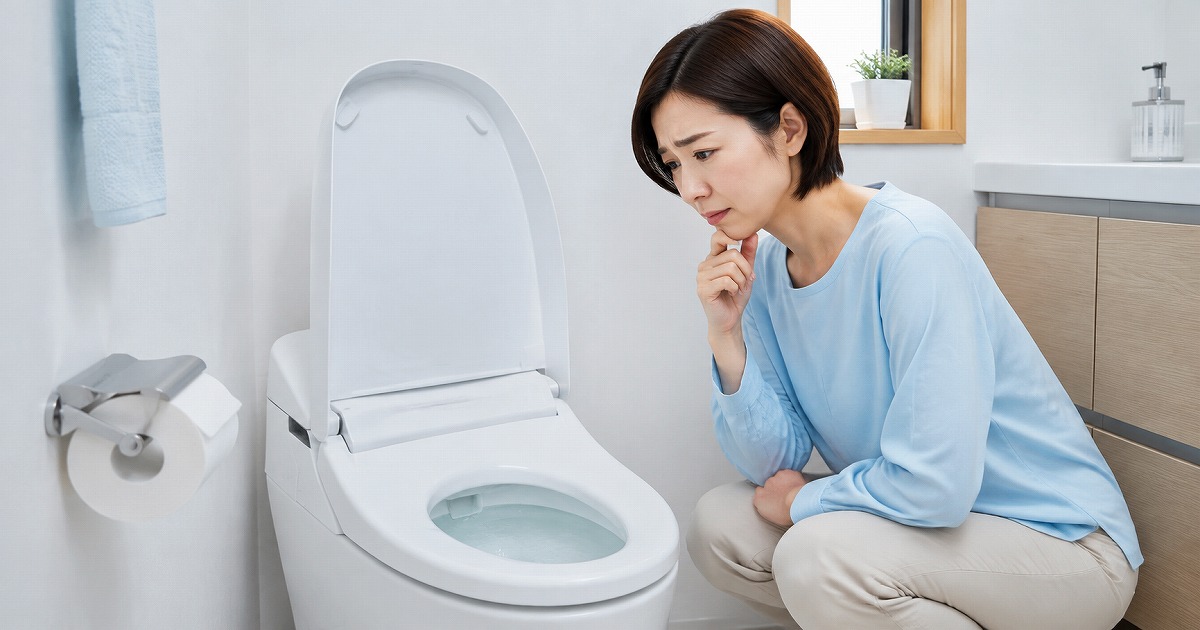 トイレの詰まりの原因を知りたい女性