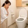 トイレが逆流して困っている女性