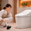 リクシルのトイレが詰まって困っている女性
