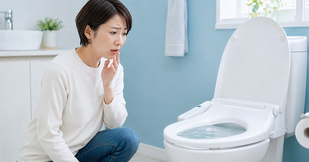 逆流を心配している女性